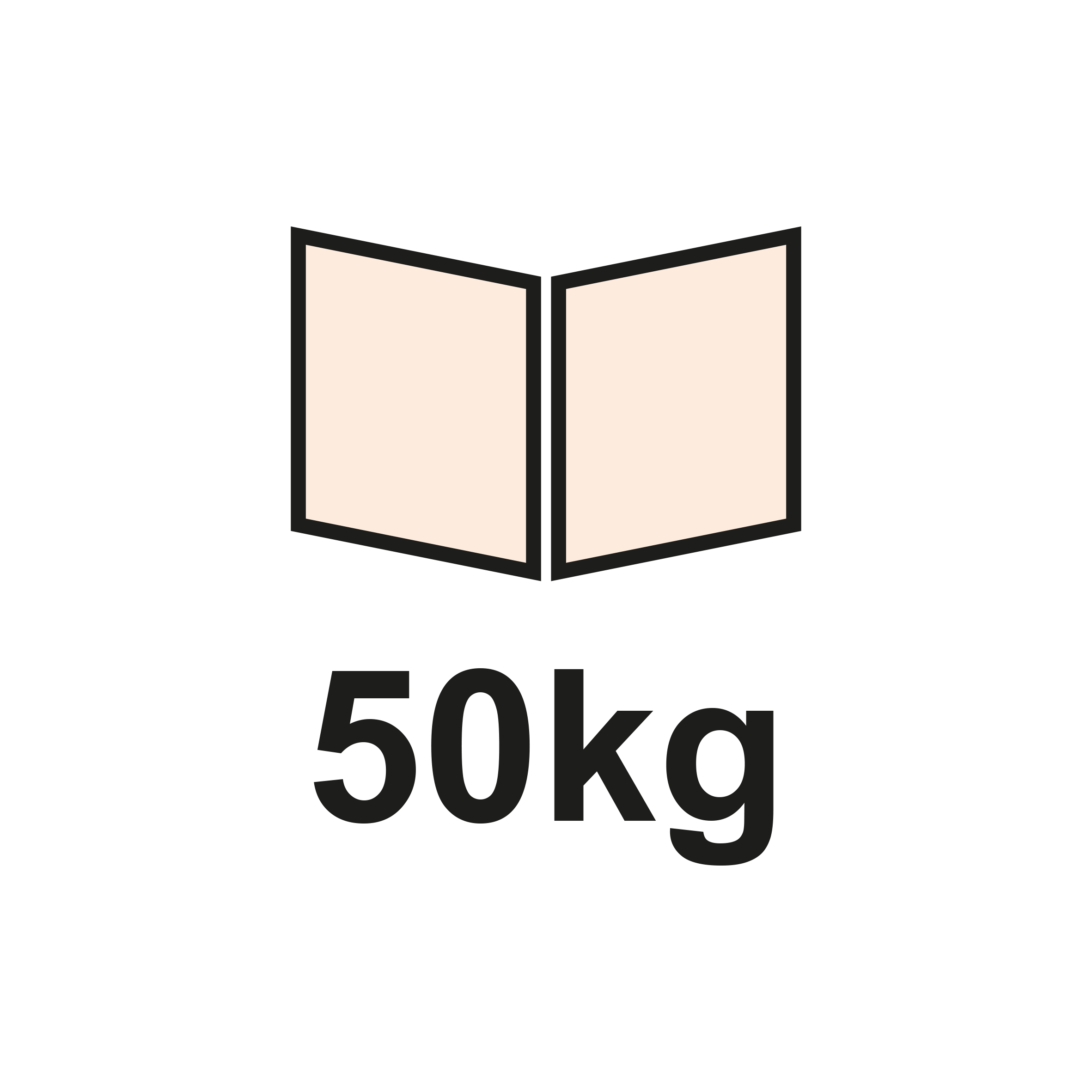Peso máx. 50kg (2 portas)