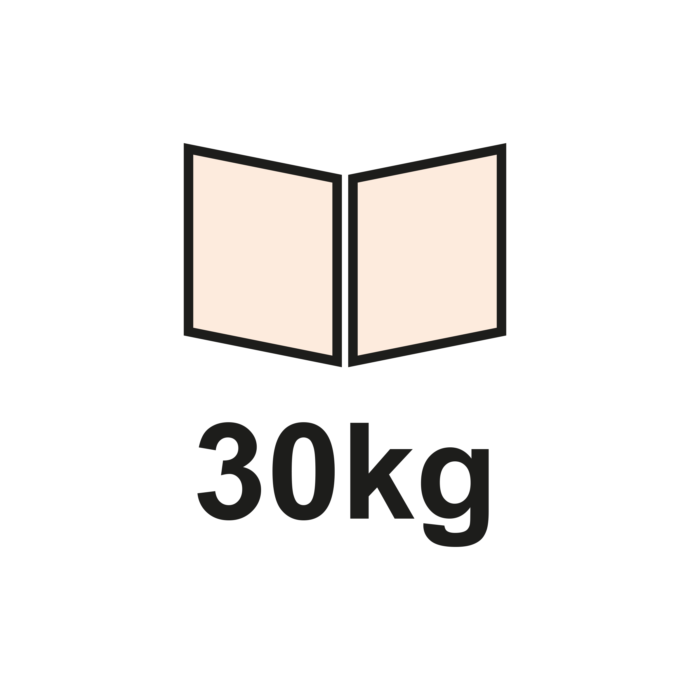 Peso máx. 30kg (2 portas)