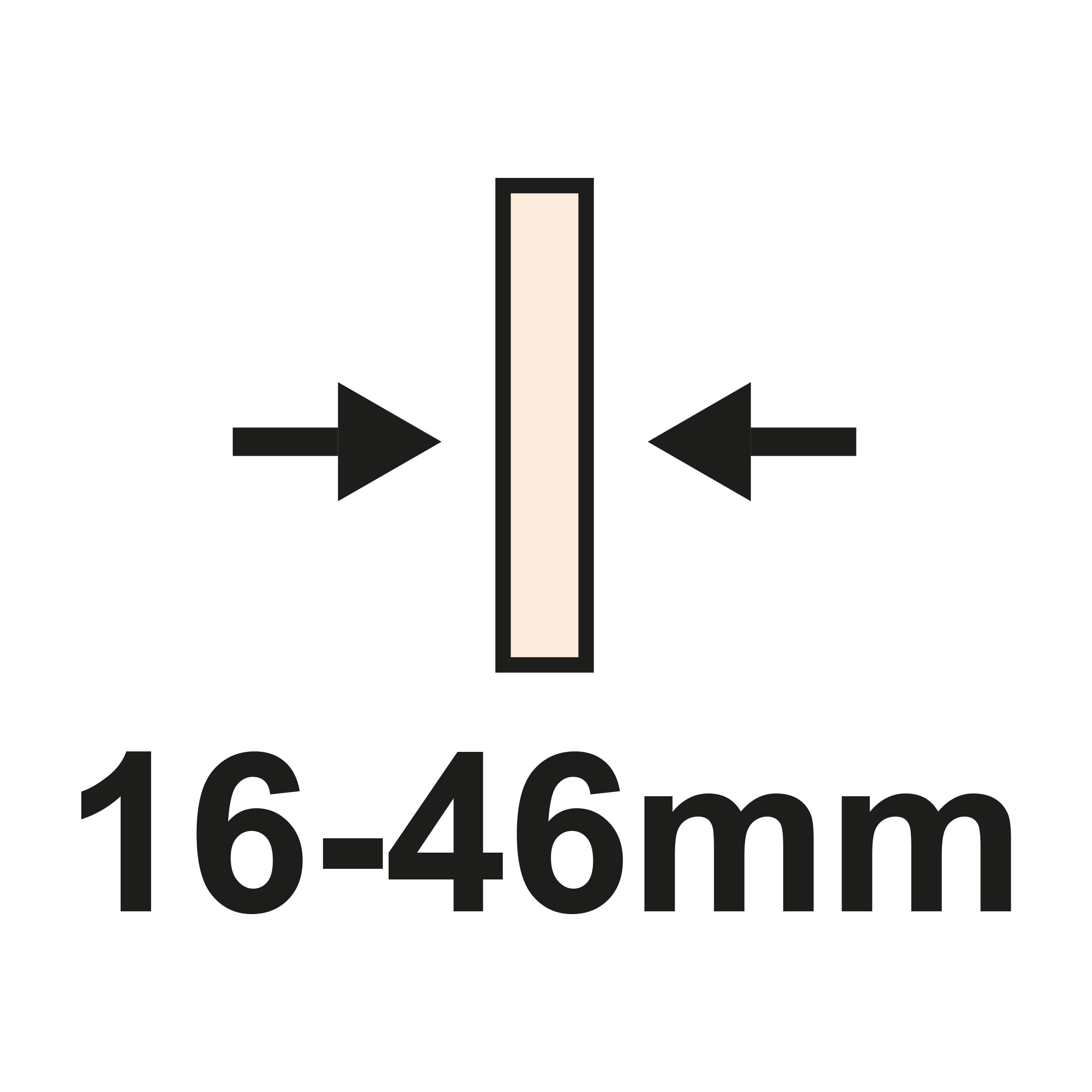 Espessura 16 a 46mm