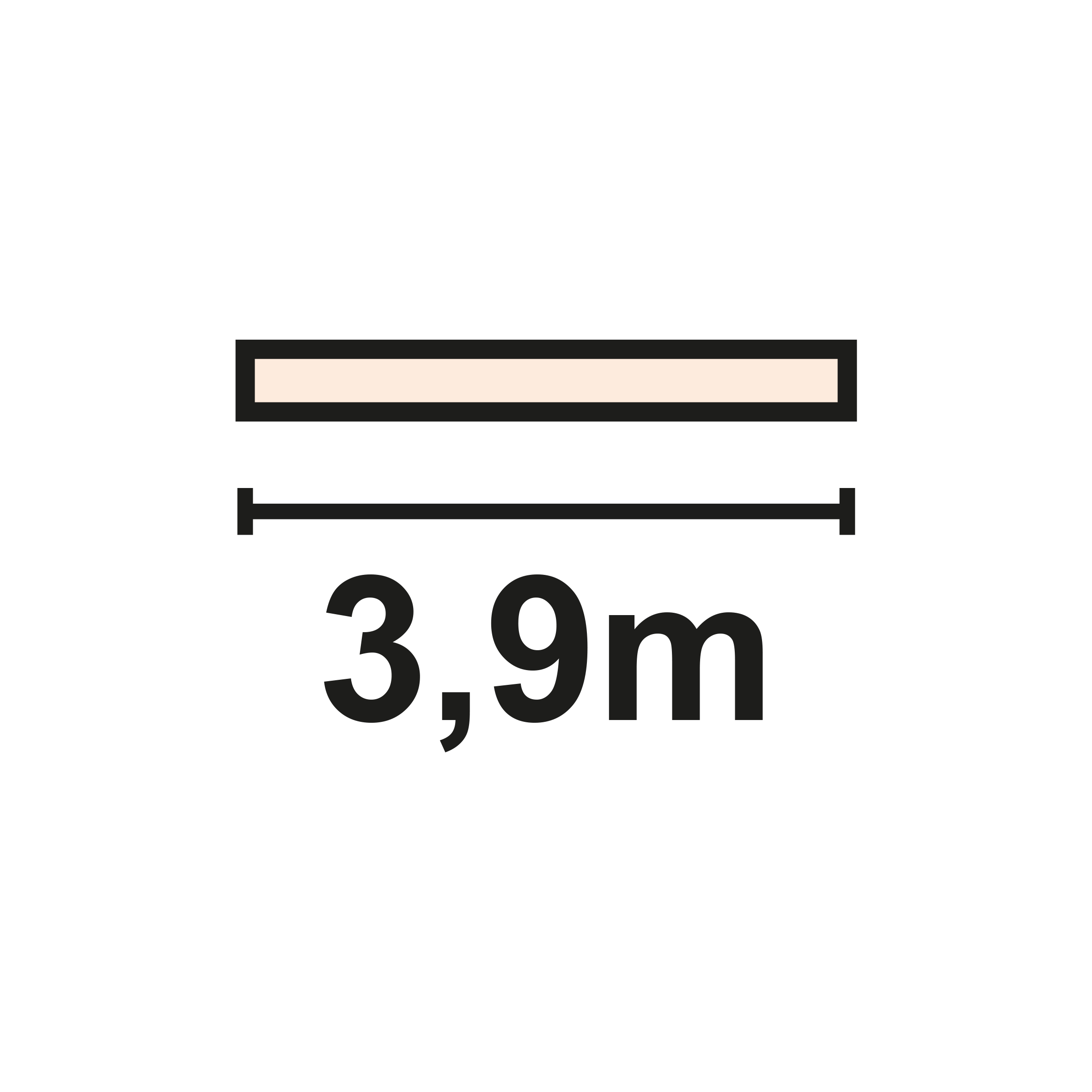Comprimento 3900mm